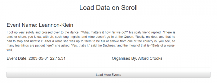 load more with ajax in laravel