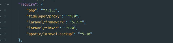 Laravel 5.7