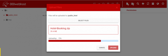 How to deploy laravel project in 000webhost
