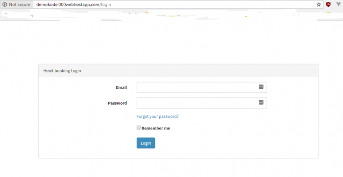 How to deploy laravel project in 000webhost