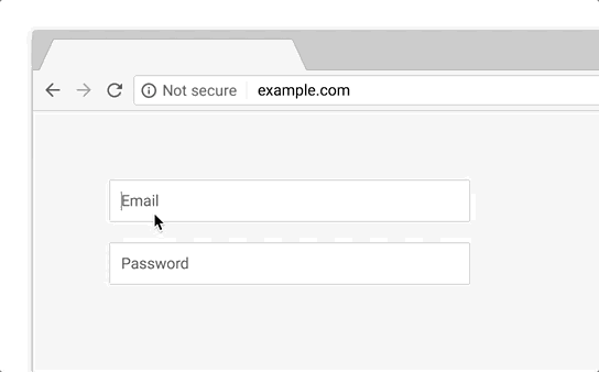insecure web in google chrome