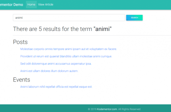search in multiple table